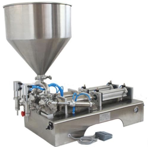 Double Nozzle Table Top Paste Filling Machine