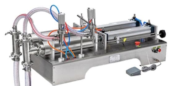 Double Nozzle Table Top Liquid Filling Machine